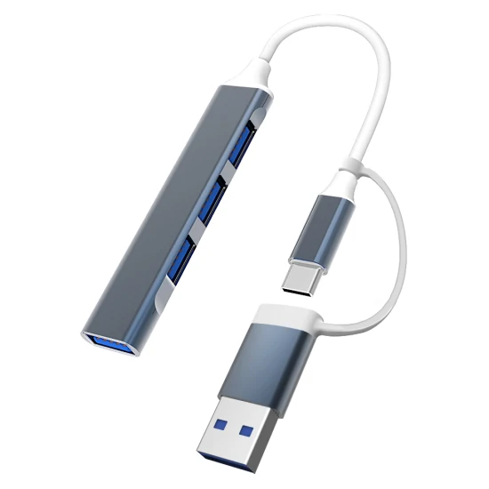 5% de desconto no hub USB C de metal 1 a 4